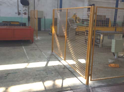 黃色倉庫隔離網 黃色倉庫隔離網